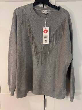Wildfox Film Star Flapper RT Sweatshirt Size S